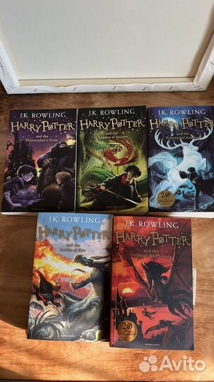 Книги Гарри Поттер на английском, 1-5 части