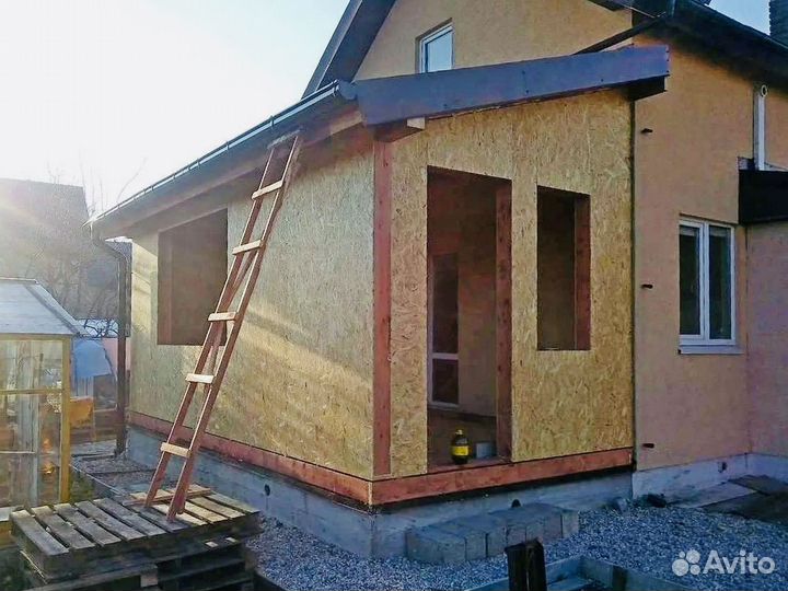 Пристройки к дому терассы веранды