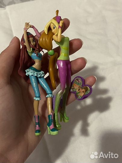 Фигурки winx / Флора и Лэйла