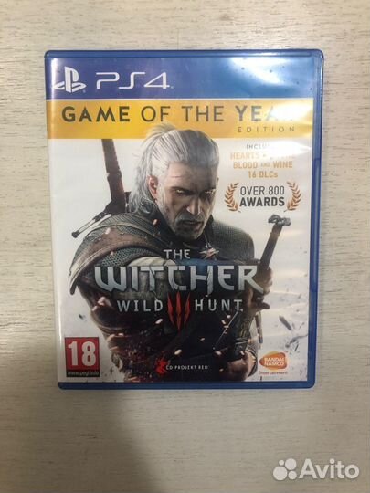 Ведьмак 3 Игра Года для Sony Ps4