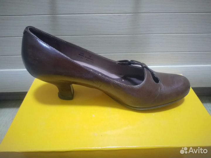 Туфли кожанные Clarks, р. 37