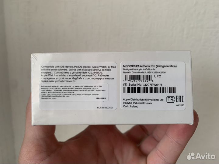 Наушники apple Airpods pro 2