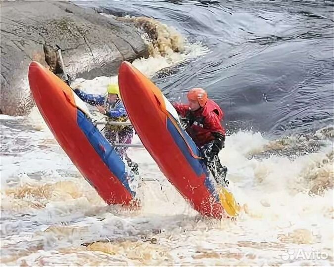 Катамаран и снаряжение для сплава в аренду. Заброс