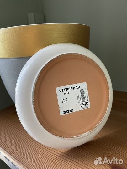 Кашпо для цветов IKEA горшок с поддоном