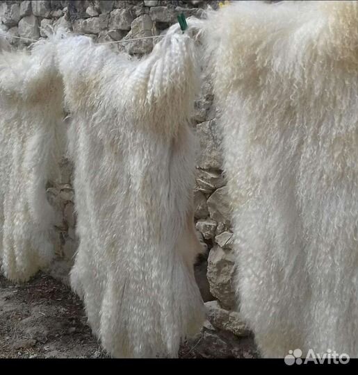 Козье шкурки длиной ворсом