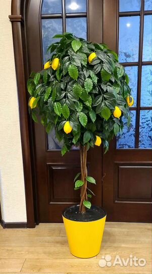Искусственное дерево лимон