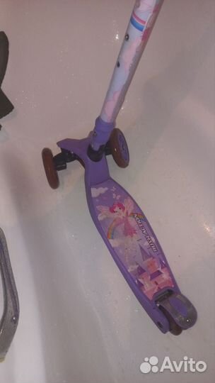 Самокат детский трехколесный бу