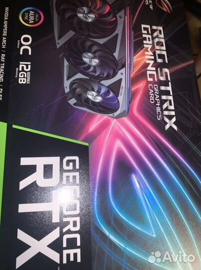 3080 TI asus ROG strix OC новые