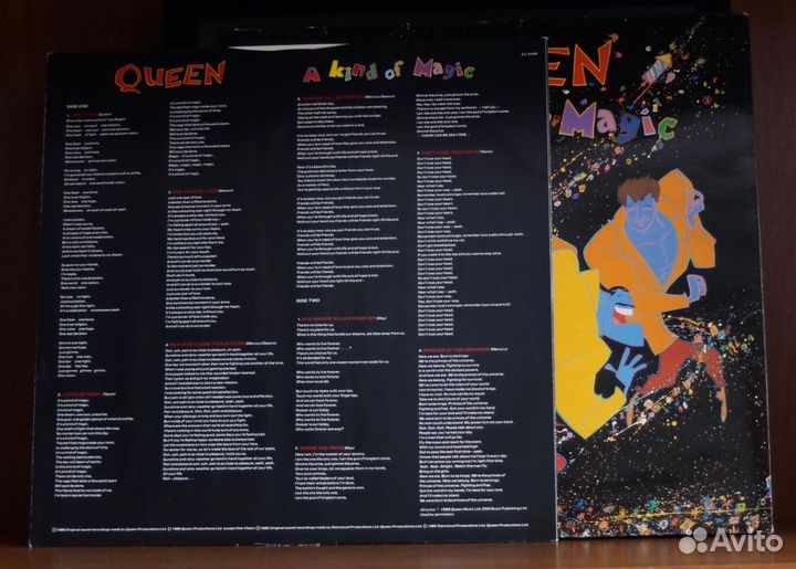 Пластинка Queen A Kind of Magic lp original EU