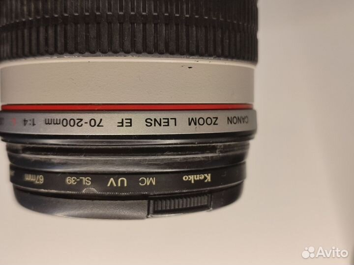 Объектив canon zoom lens EF 70-200mm 1:4 L USM