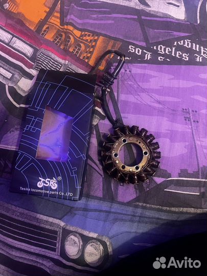 Стартер генератора на Honda CB400