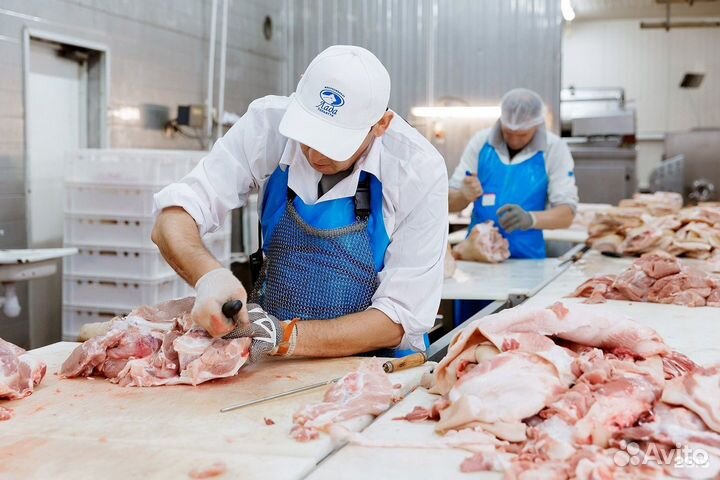 Разнорабочие 2200 на мясокомбинат вахта в Воронеже