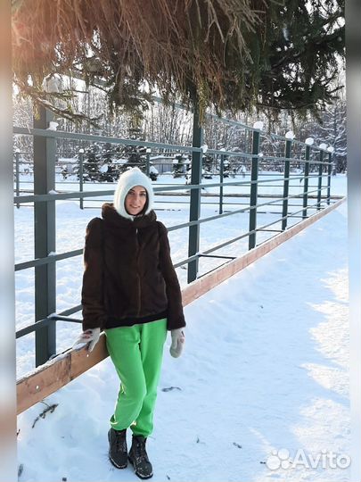 Капор женский пух норки