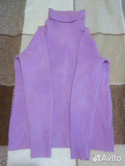 Джинсы, лосины, свитер, жилет. Размер 42-44