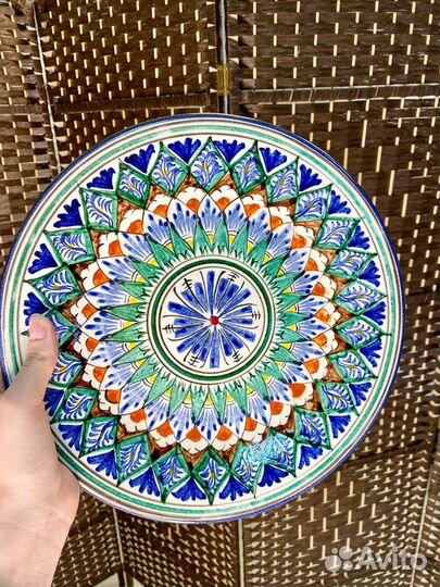 Тарелка керамическая глина