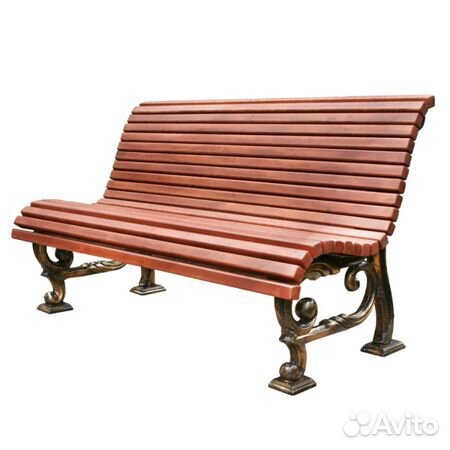 Скамейка Афина 3м (три опоры)