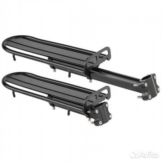 Багажник (алюмин.) креп. на трубку седла, до 10кг