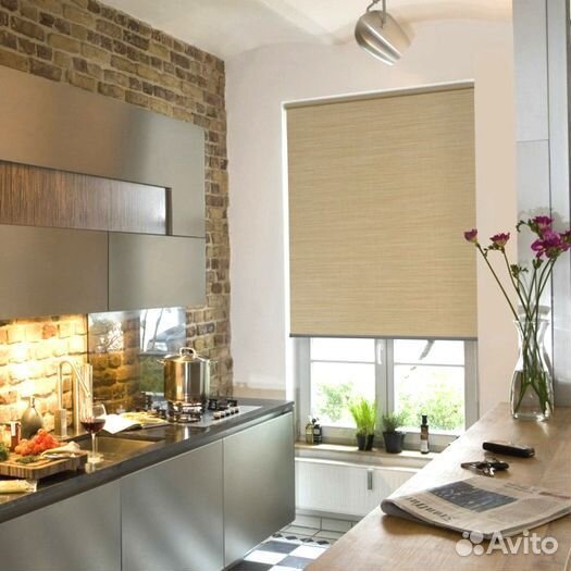 Рулонные шторы зебра от производителя