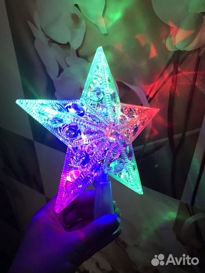 Светодиодная звезда на ёлку