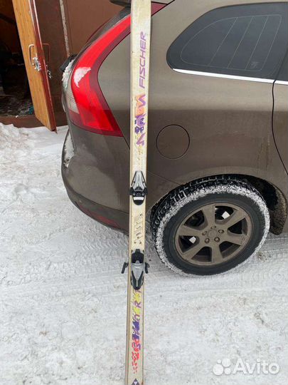 Горные лыжи с ботинками 43р