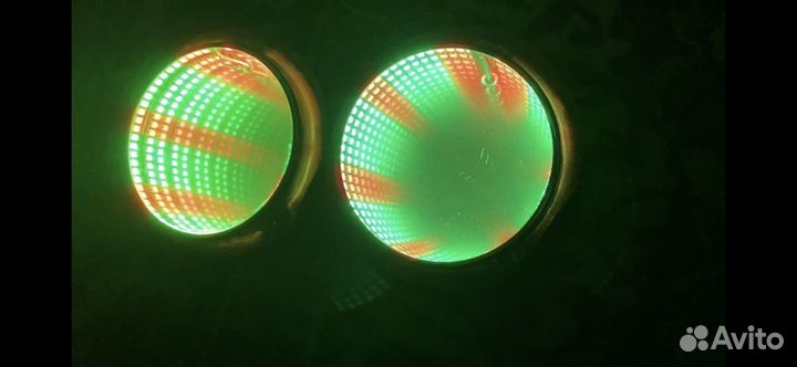 RGB фары с эффектом бесконечности ваз 2106