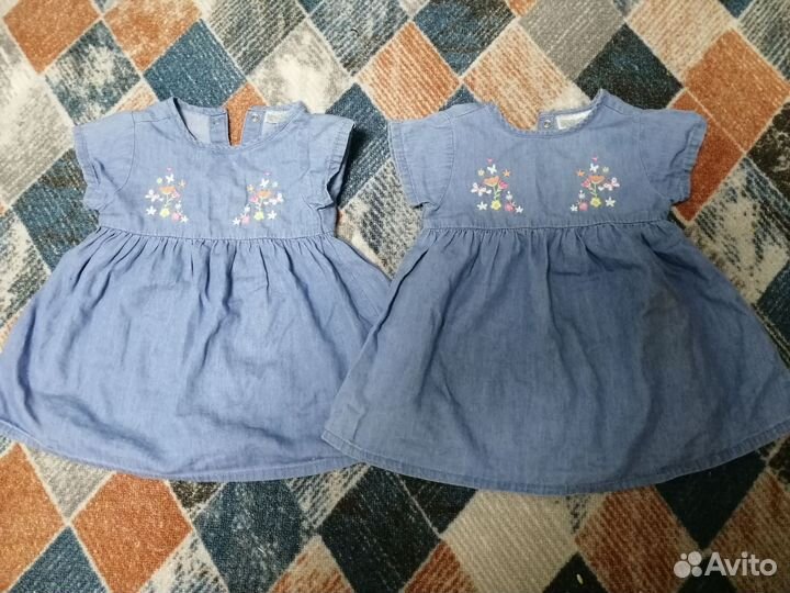 Вещи на двойняшек (близняшек) 68 74