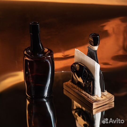 Подарочный набор хмельной посуды- салфетница+ваза