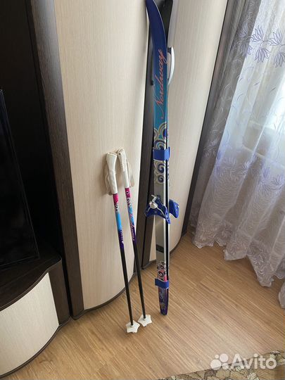 Беговые лыжи детские 130 см