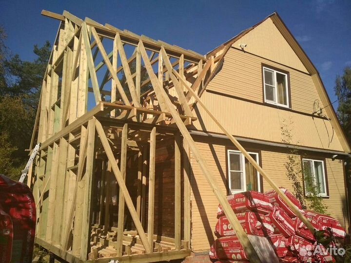 Пристройка к дому Веранды Беседки Террасы