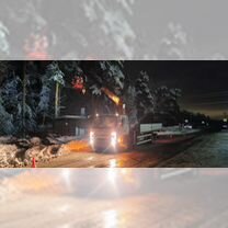 Аренда и услуги манипулятора-вездехода, стрела 5 т, 13 м, борт 7 т, 6.2 м, Электрогорск