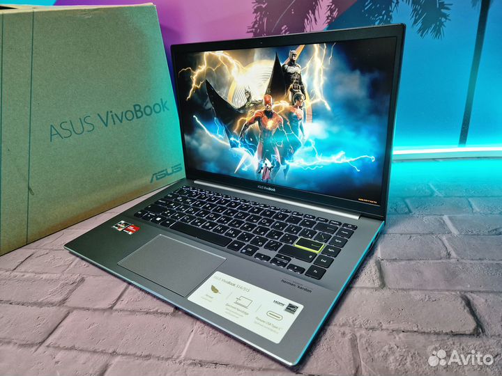 Ноутбук Asus Vivobook Ryzen 7 SSD IPS FullHD 14