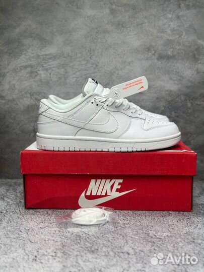 Кроссовки Nike Sb Dunk белые арт:245