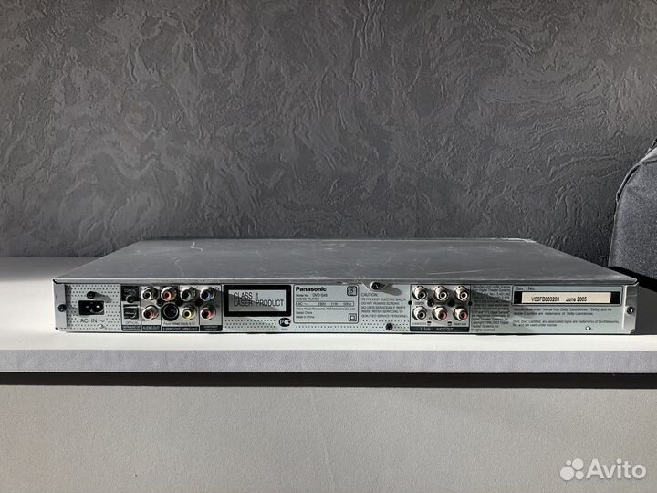 Dvd плеер panasonic dvd-s49