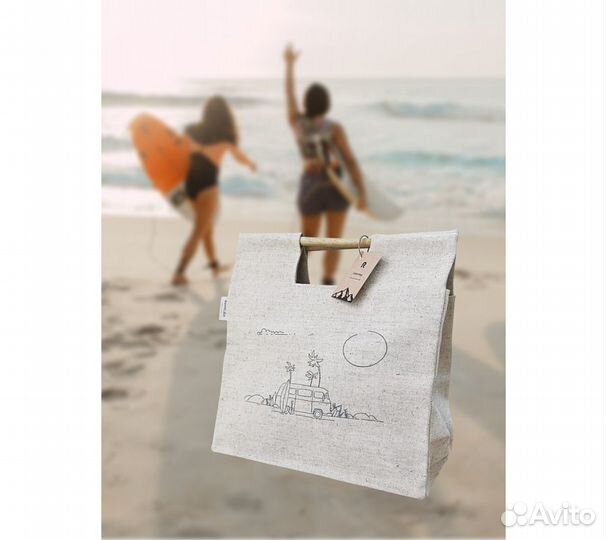 Сумка шоппер RoadLike Go, натуральный