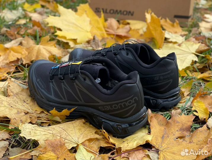 Кроссовки Salomon xt 6 gore tex черные