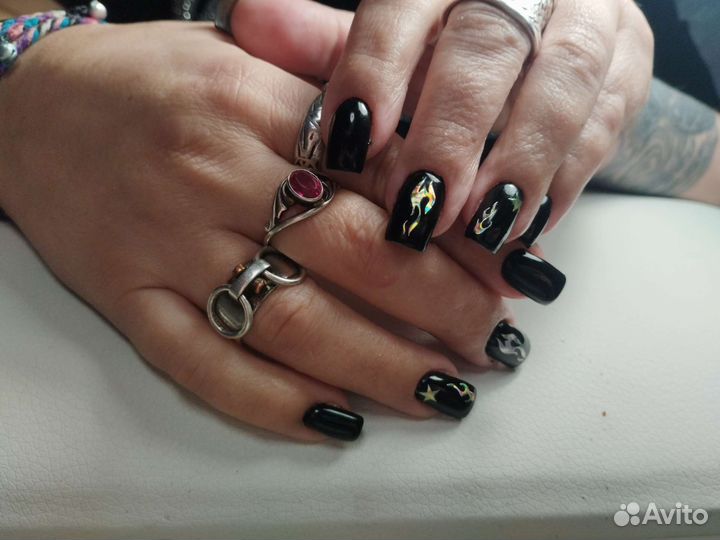 Наращивание ногтей на дому