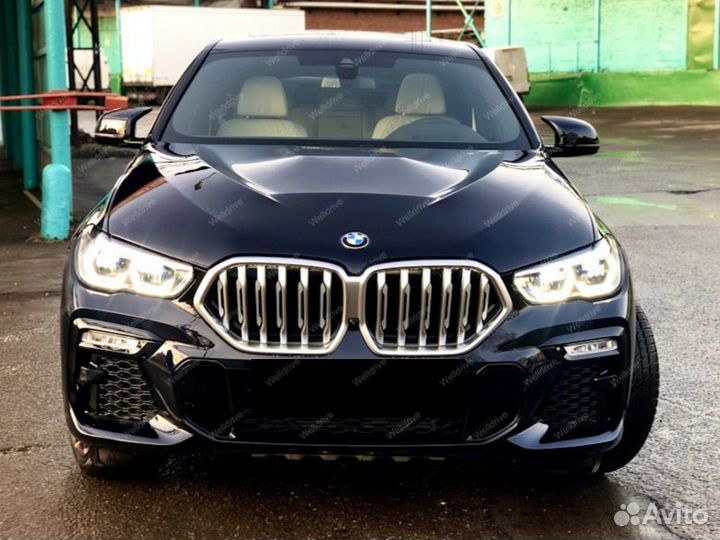 Крышки зеркал BMW X6 G06 М стиль черные