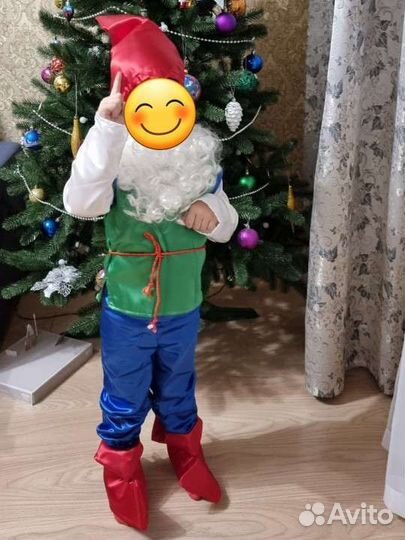 Новогодний костюм гномик