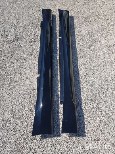 Накладки порога BMW 1 e87 2010 б/у почти идеал