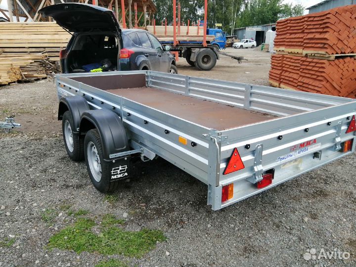 Прицеп двухосный в рассрочку. Гарантия