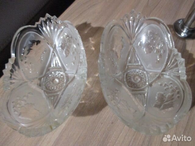 Салатница хрустальная СССР