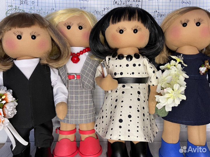Кукла ручной работы в подарок учителю