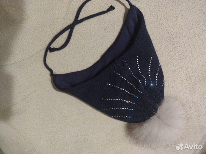 Шапка для девочки 44-46 размер