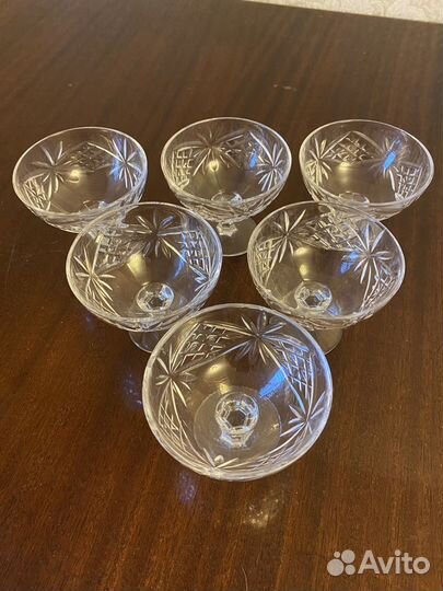 Хрусталь ссср.Креманки.Бокалы