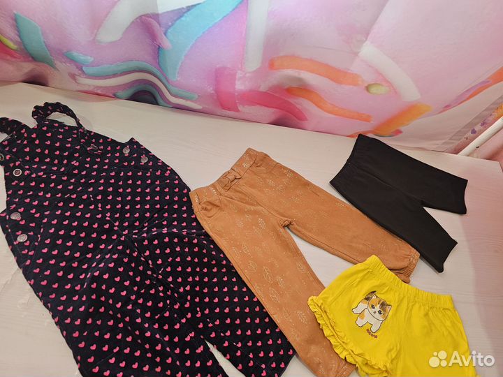 Огромный пакет вещей на девочку 86-92-98