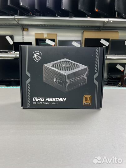 Блок питания MSI MAG A550BN 80 Plus Bronze 550W