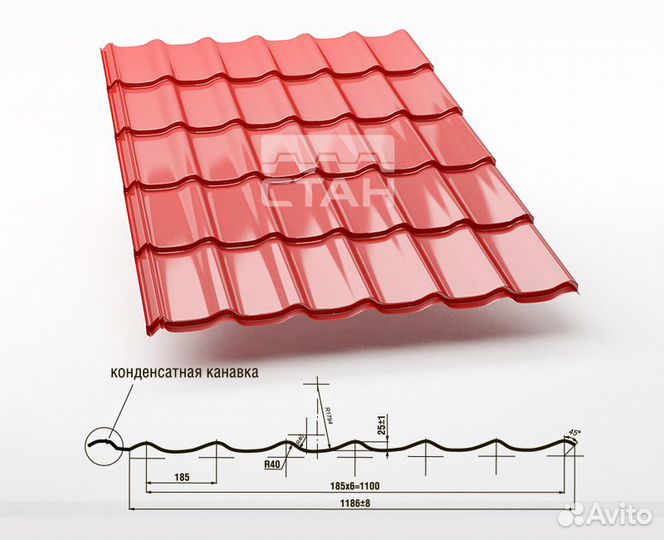 Кровля из металлочерепицы