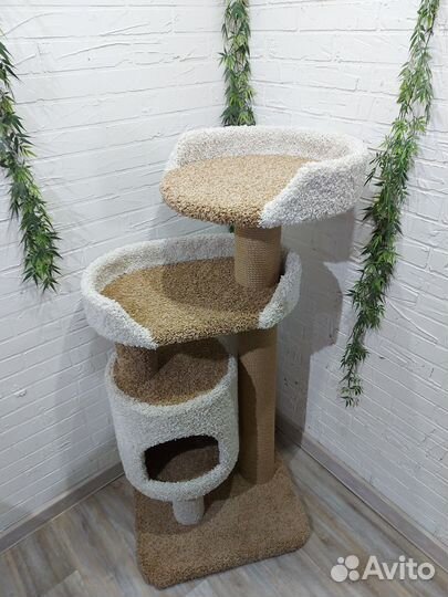 Домик когтеточка для кошек средних и крупных пород