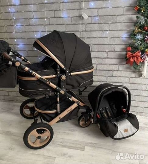 Коляска новая 3в1. Luxmom