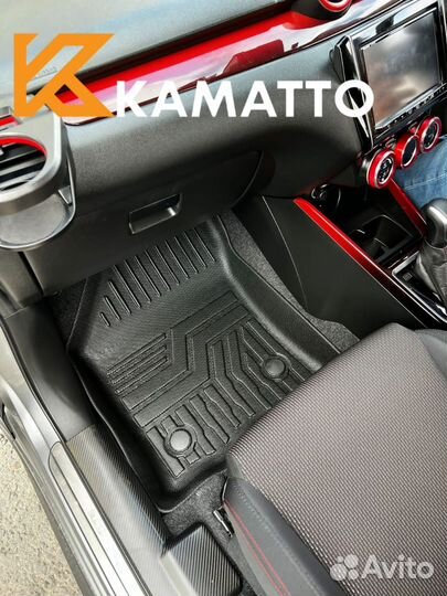 Ковры в салон Kamatto 3D Suzuki Swift 2016+